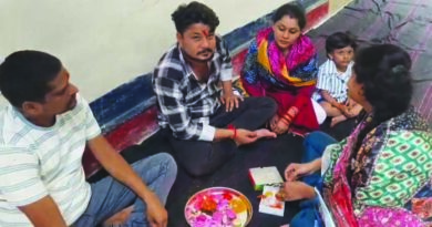 KORBA : जिला जेल और उप जेल में कड़ी सुरक्षा के बीच बंदियों को बहनों ने बांधी राखी